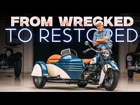 Jay Leno’s 1940 Indian Chief Crashed, Totaled, and Remade From Scratch! | Jay Leno's Garage